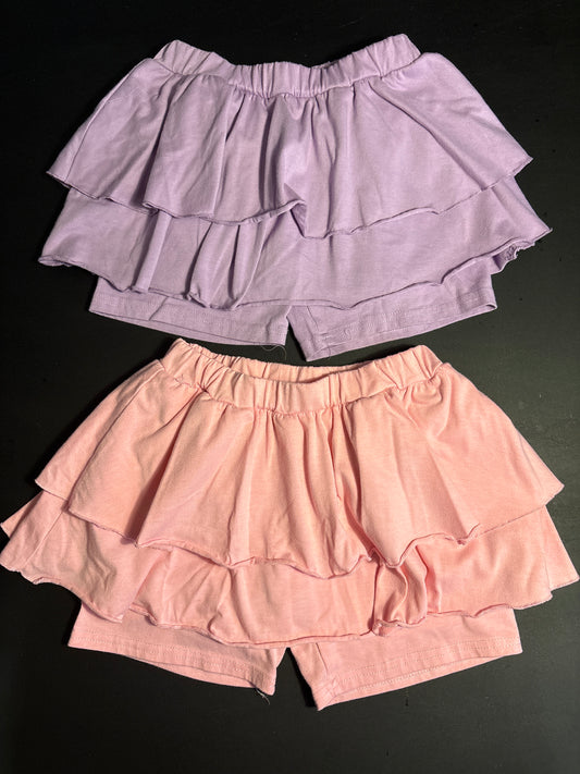 2 sunshine swing skirts Purple/pink - size Youth - 7 (S)