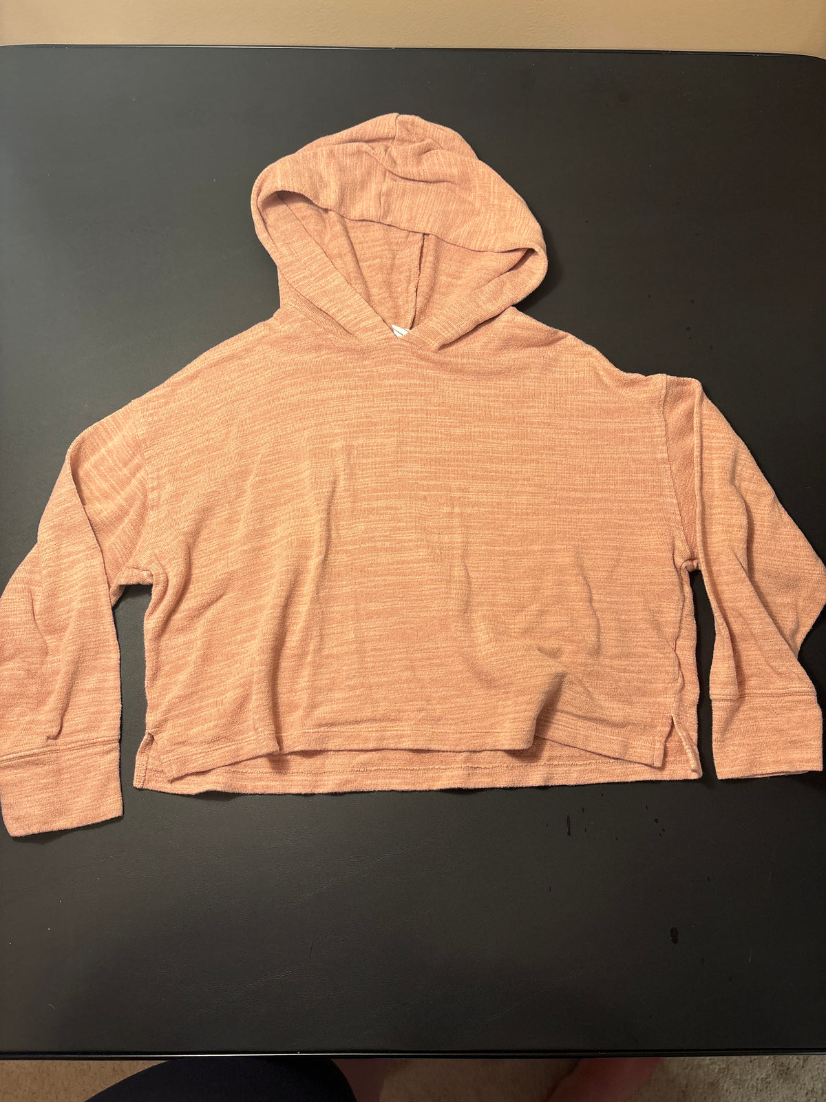 Old Navy brown crop hoodie - size Youth - 8 (M)