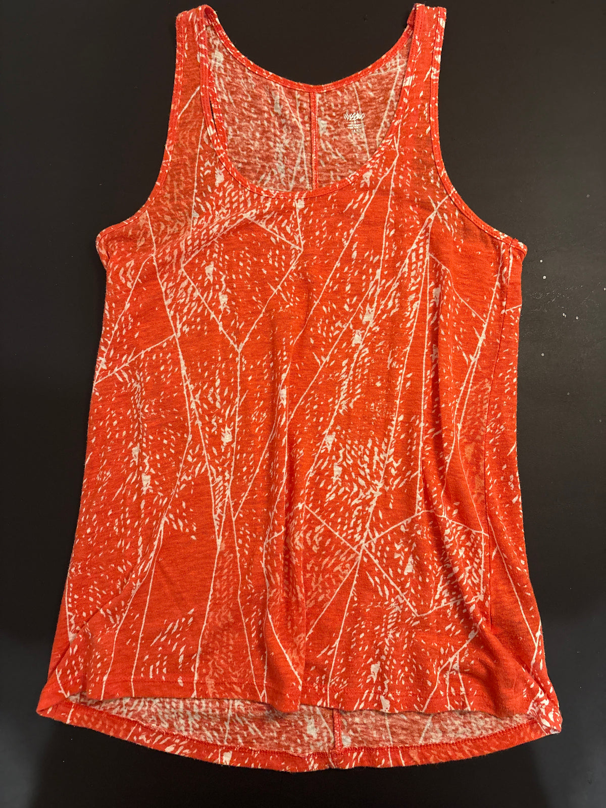 Orange & white Massimo tank top - size Women - M (8/10)