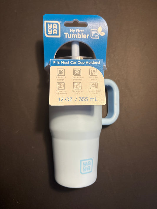 Blue YaYa tumbler 12 oz NWT