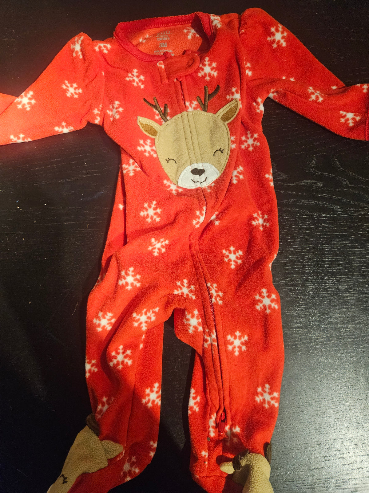 Holiday Pajamas 3 mogirl GUC - size Month - 0-3 / 3M