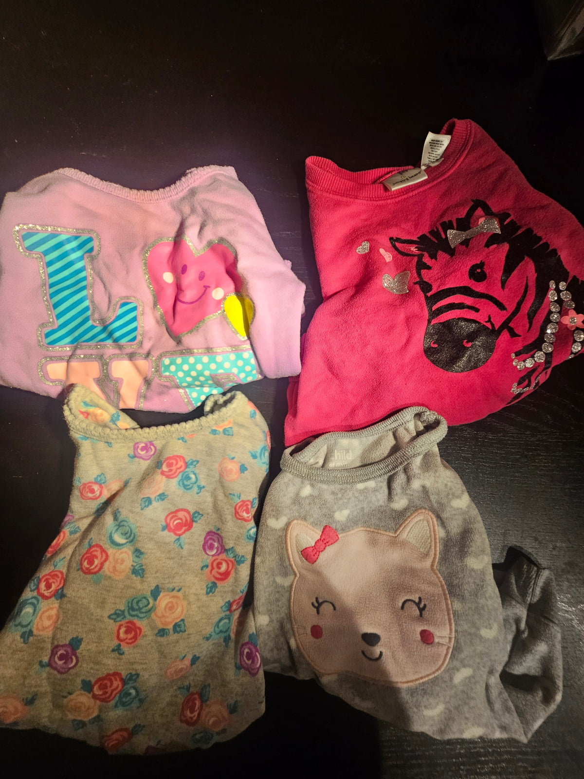 Toddler girl 18 mo Crewneck sweater lot - size Month - 12-18 / 18M