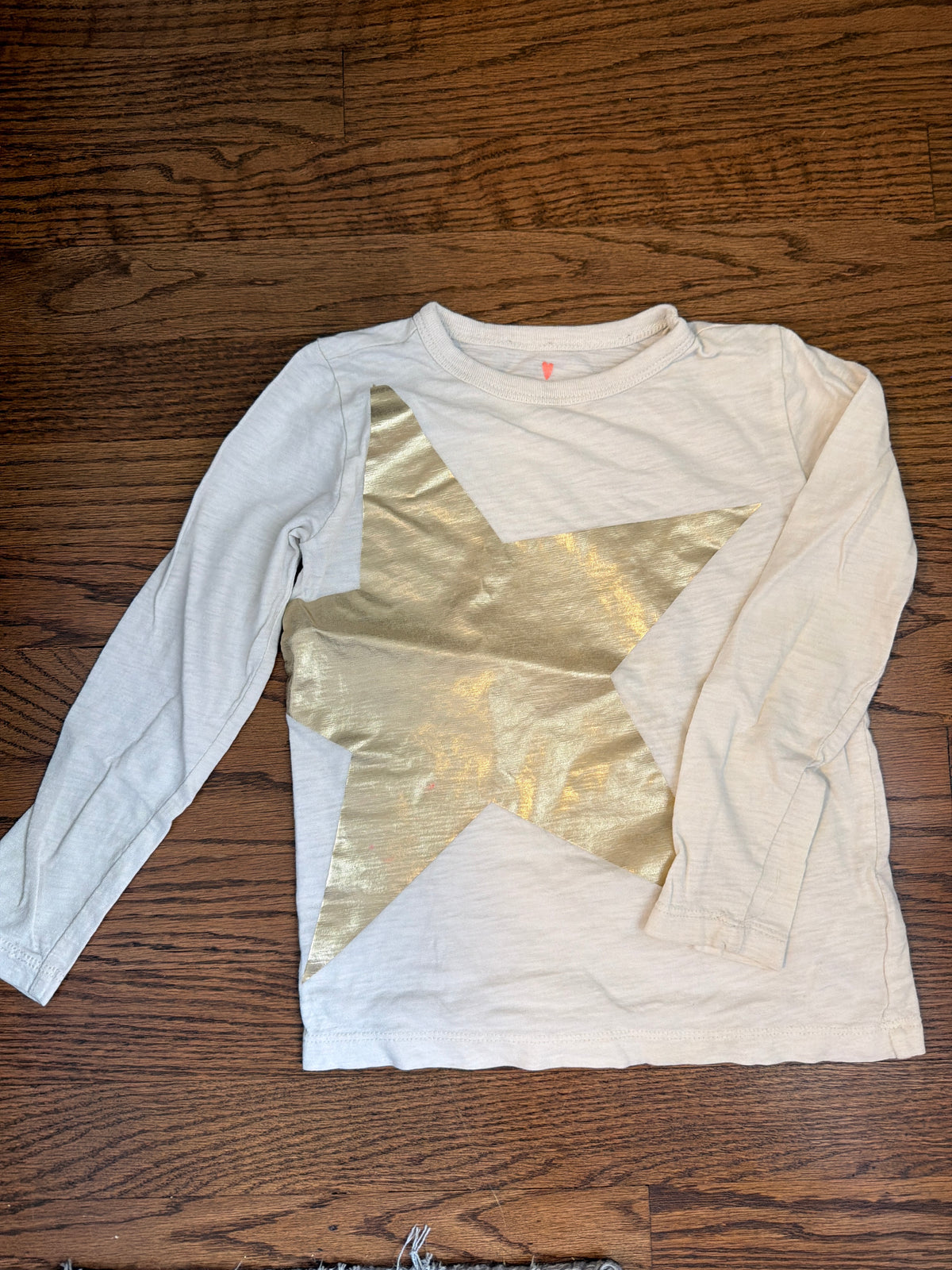 Crew cuts star shirt Long sleeve - size Toddler - 4T