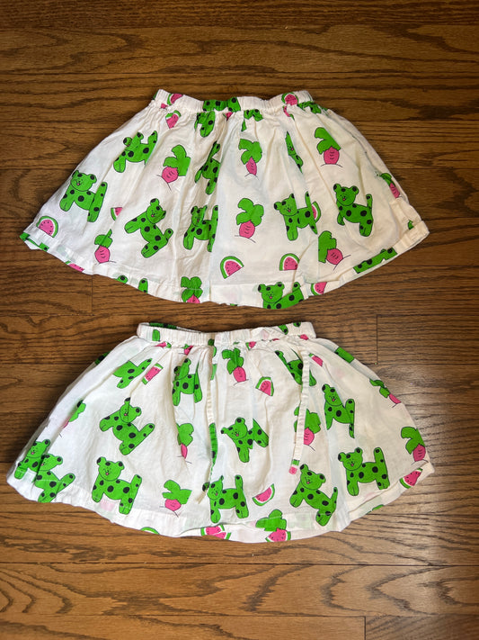 Cat and watermelon skirt - size Toddler - 3T