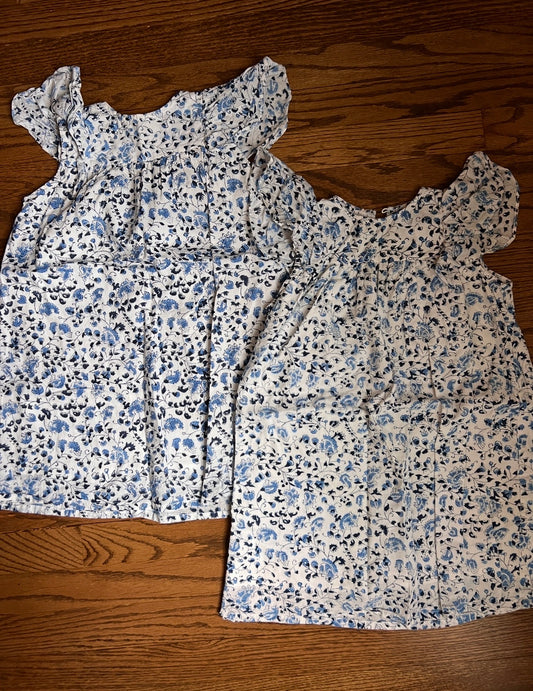 Blue floral dresses Madison Mathew's - size Toddler - 3T