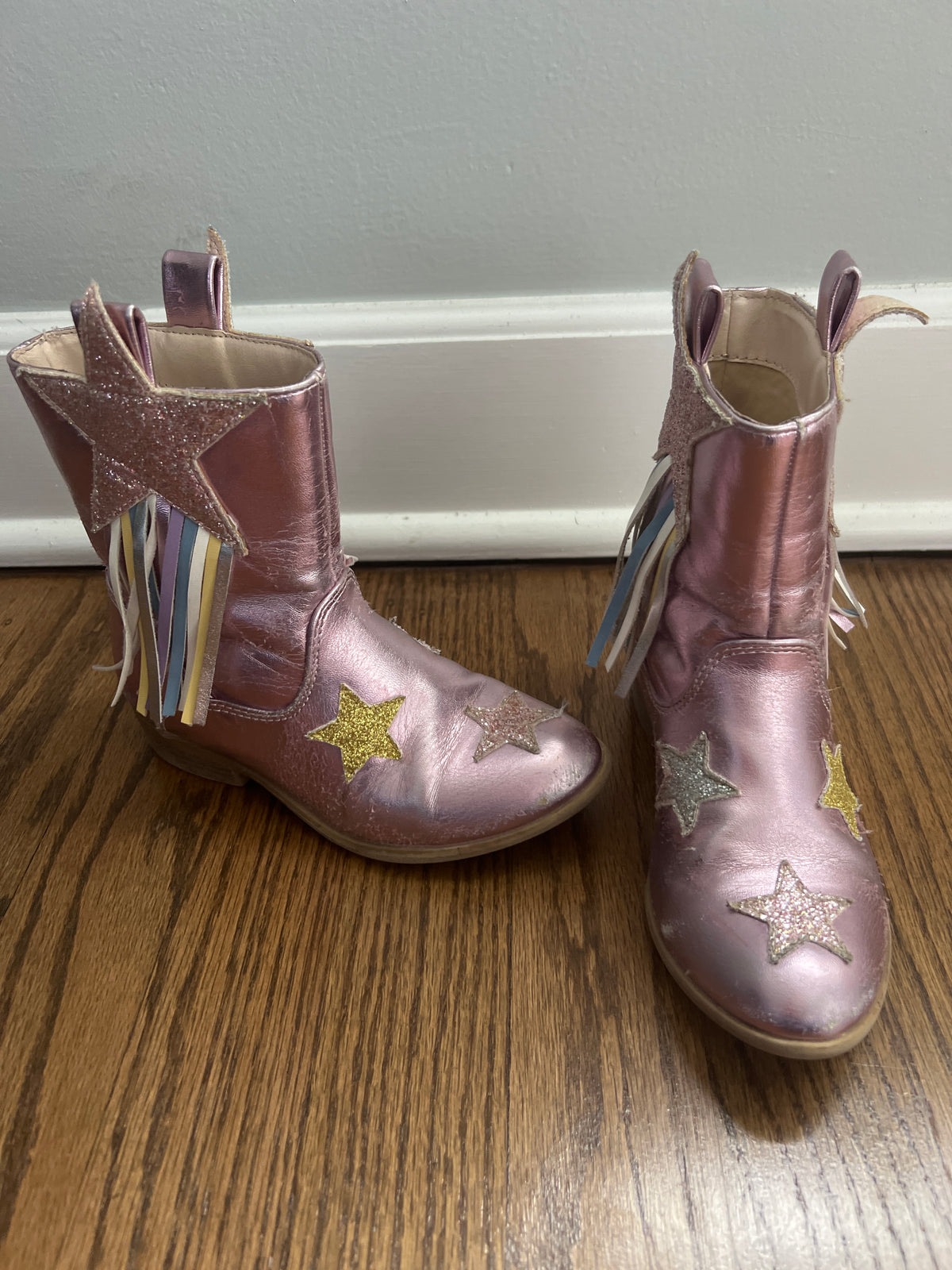 Pink star cowboy boots - size Shoes - Toddler 11