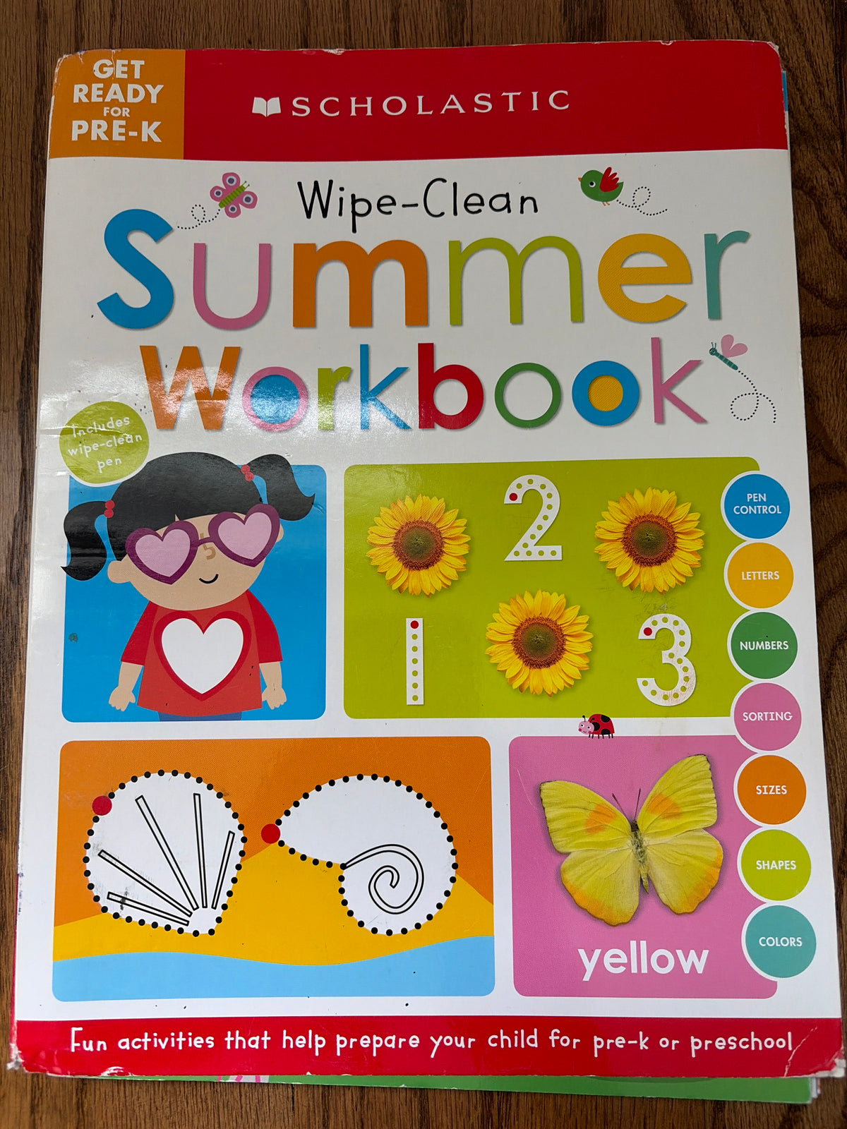 Wipe clean pre K wrkb