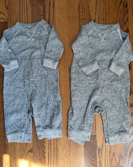 Baby gap grey one piece - size Month - 6-12