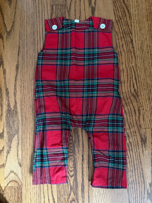 Plaid romper Size 90=18/24 - size Month - 18-24 / 24M