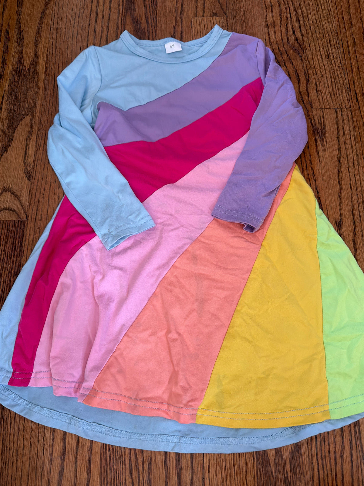 Rainbow twirl dress - size Toddler - 4T