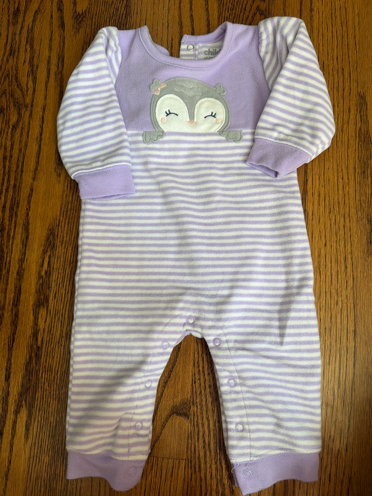 Penguin fleece onesie - size Month - 3-6 / 6M