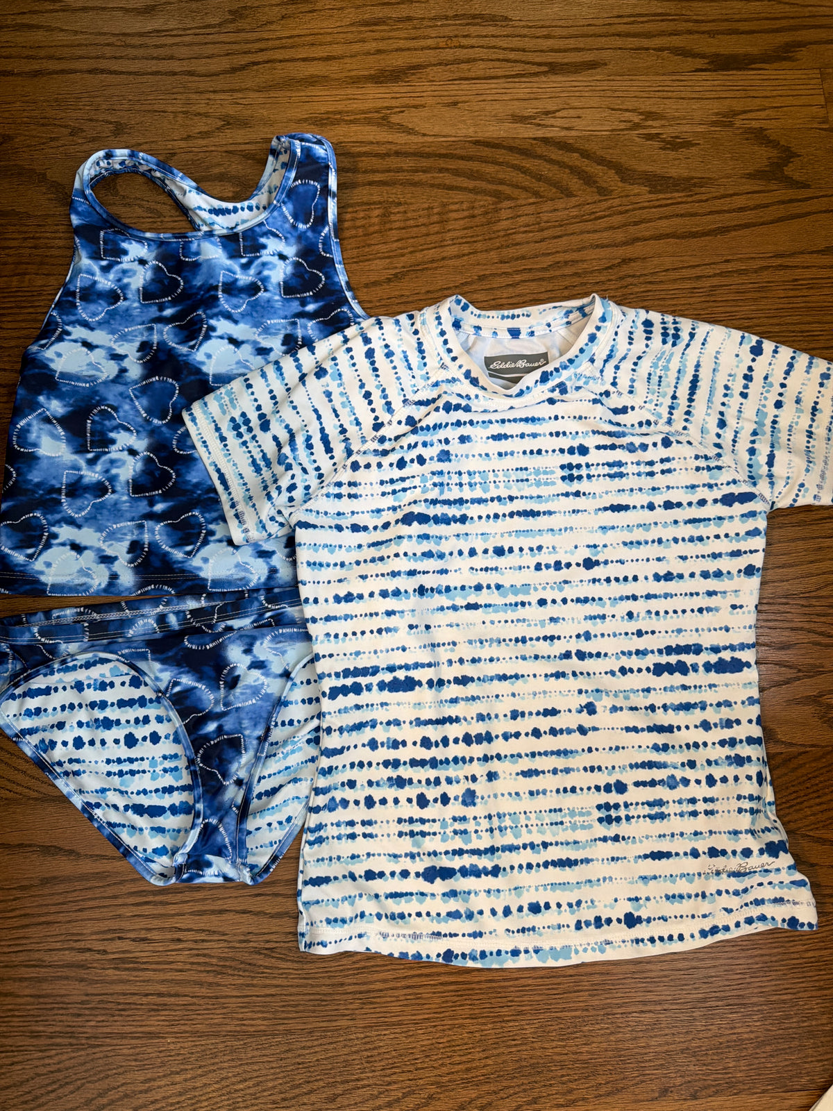 Eddie Bauer swim set Reversible! - size Youth - 10 (L)
