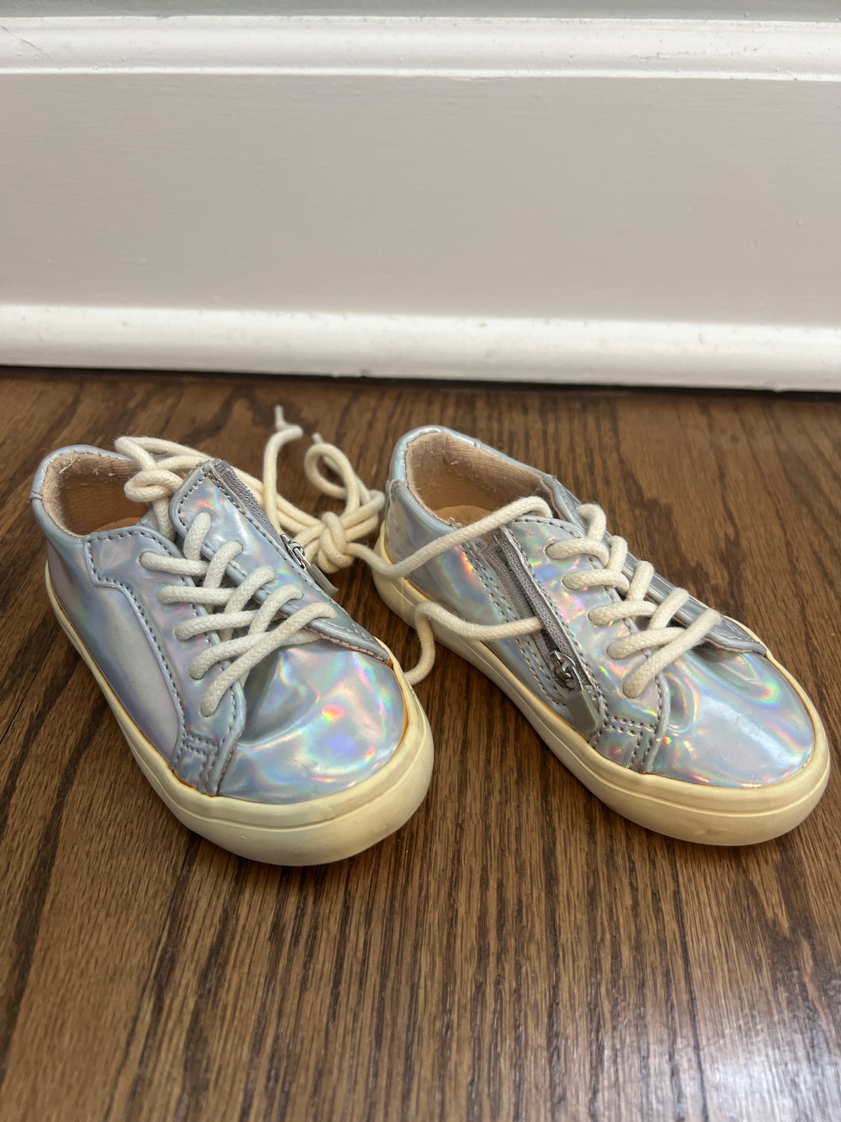 Zara metallic sneakers - size Shoes - Toddler 4