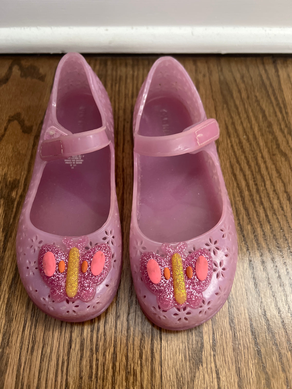 Butterfly jellies Velcro strap - size Shoes - Toddler 11