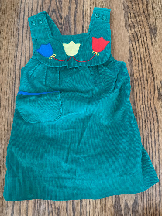 Vintage corduroy dress - size Toddler - 2T