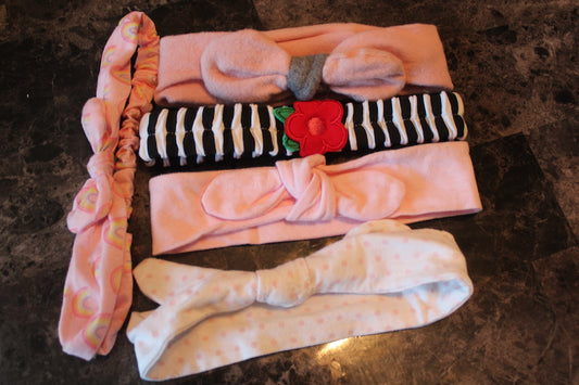 5 hair bows infants