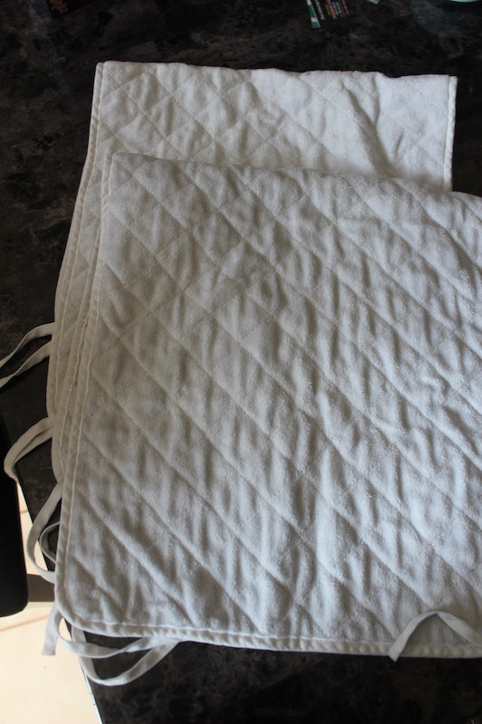 Crib Rail Covers white