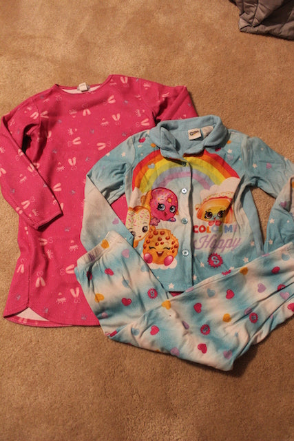 2 sets of PJs: Shopkins - size Youth - 6 (S)