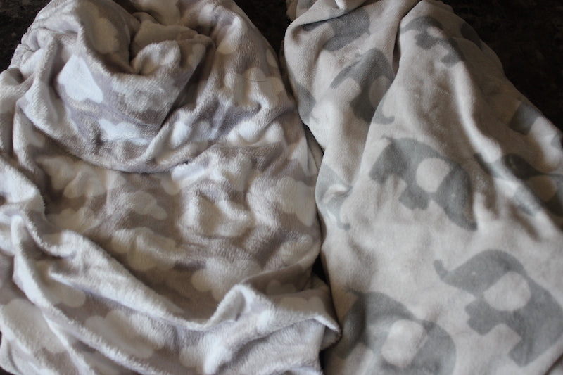 2 Changing Table Covers Grey Elephants