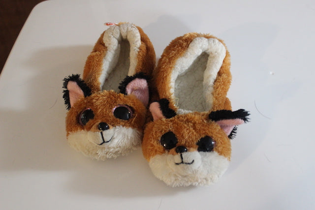 TY Fox Slippers - size Shoes - Toddler 11 1/2