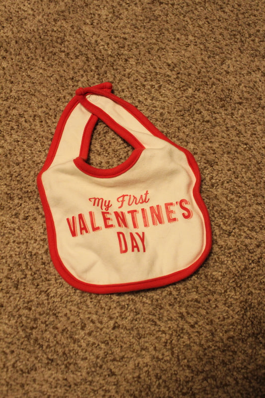 My First Valentine's Day bib