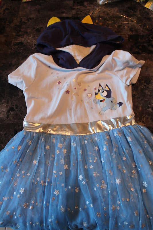 Bluey Dress - size Youth - 6 (S)