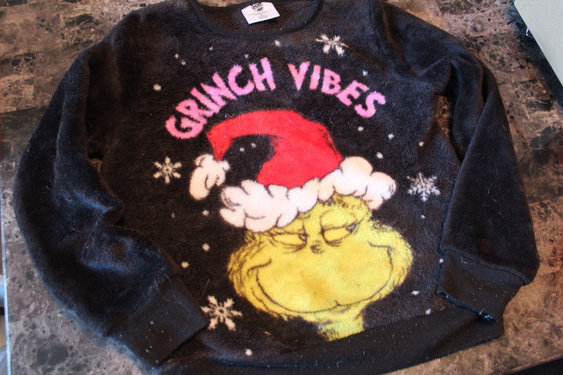 Grinch Vibes Sweatshirt - size Youth - 6 (S)