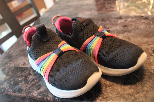 Black rainbow sketchers - size Shoes - Kids 12