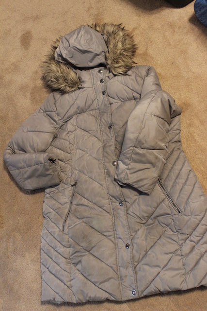 London Fog Grey Coat - size Women - 1X (16/18W)