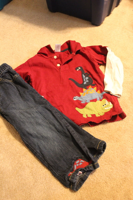 Dino Outfit - size Toddler - 3T