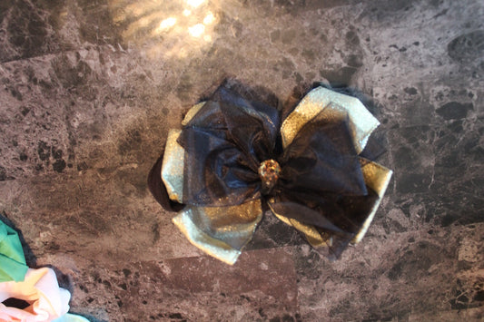 Black & Gold Hairbow infant size