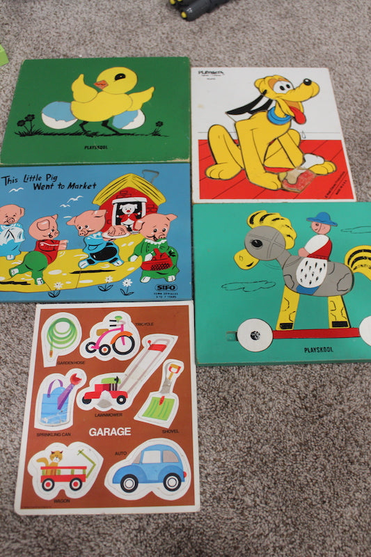 Retro Playschool Puzzles