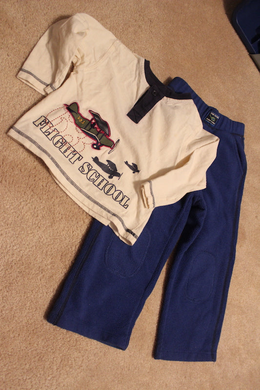 Flight School Outfit - size Toddler - 3T