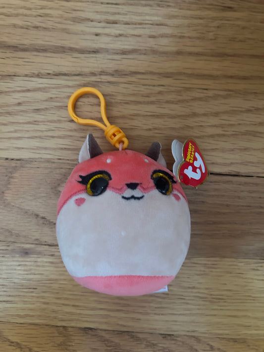 Squishy Beanie Baby Keychain