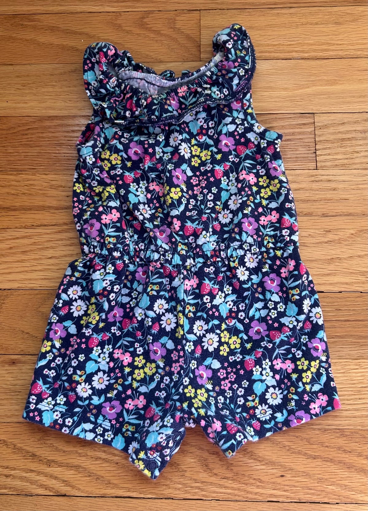 Carters Flower Romper - size Month - 3-6 / 6M