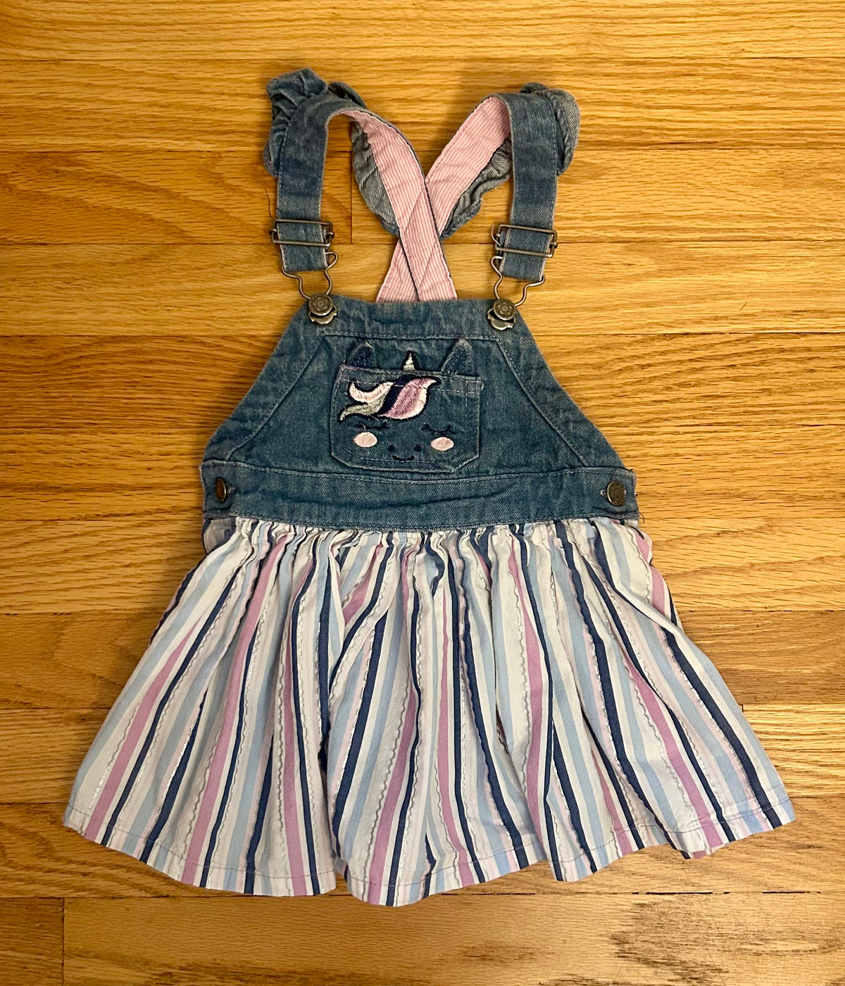 Unicorn Jean Jumper so cute - size Toddler - 3T