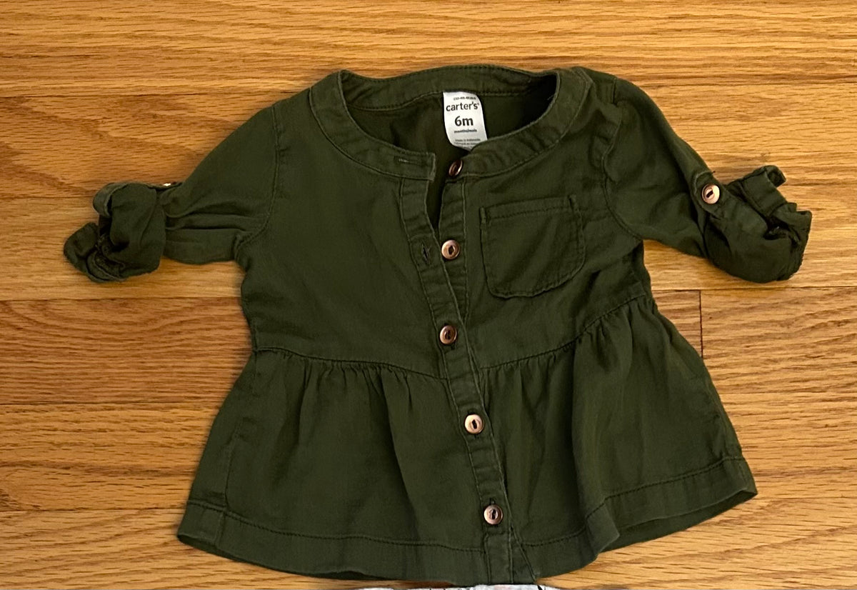 Carters Green Top