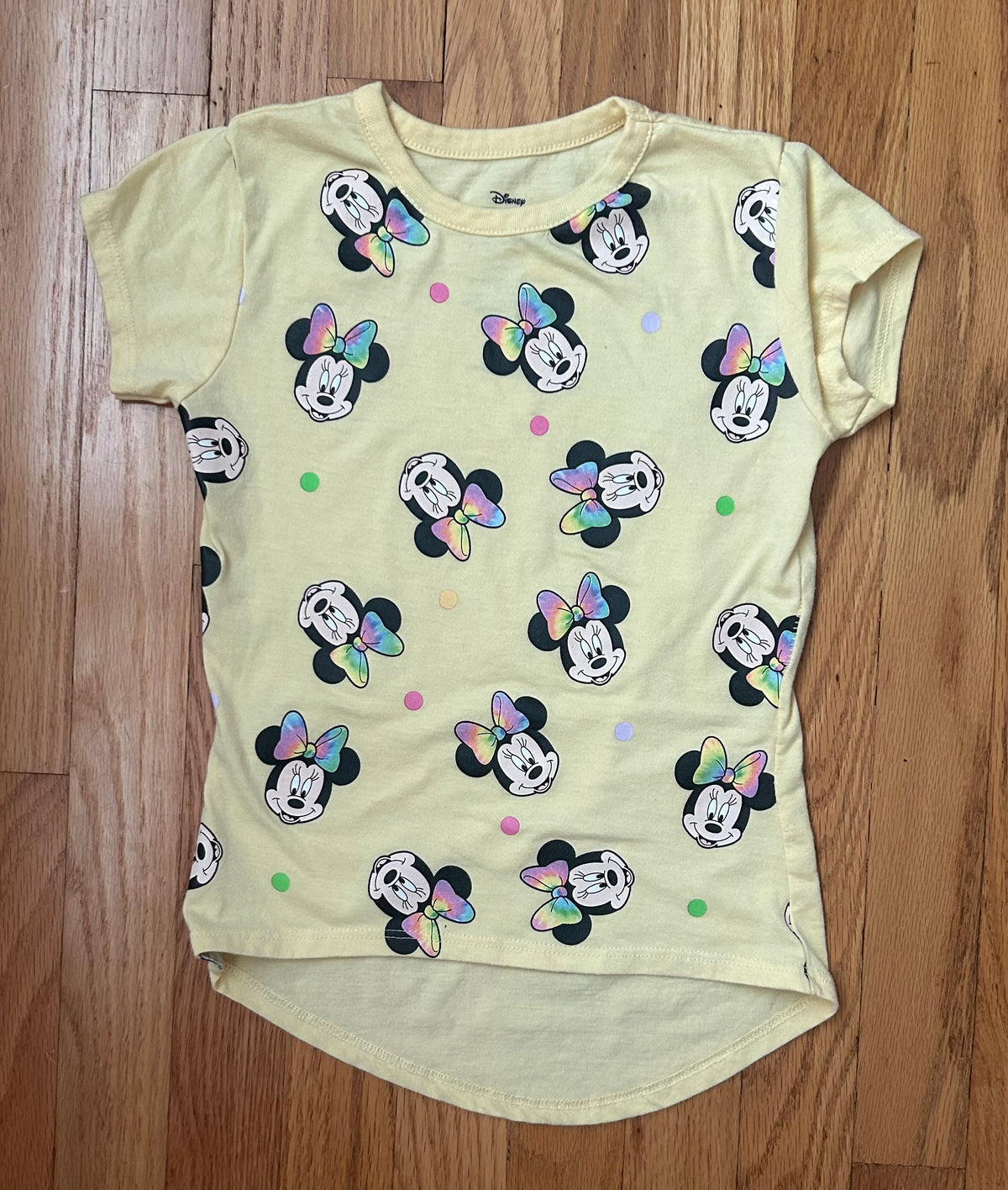 Minnie Yellow T Shirt - size Youth - 6 (S)