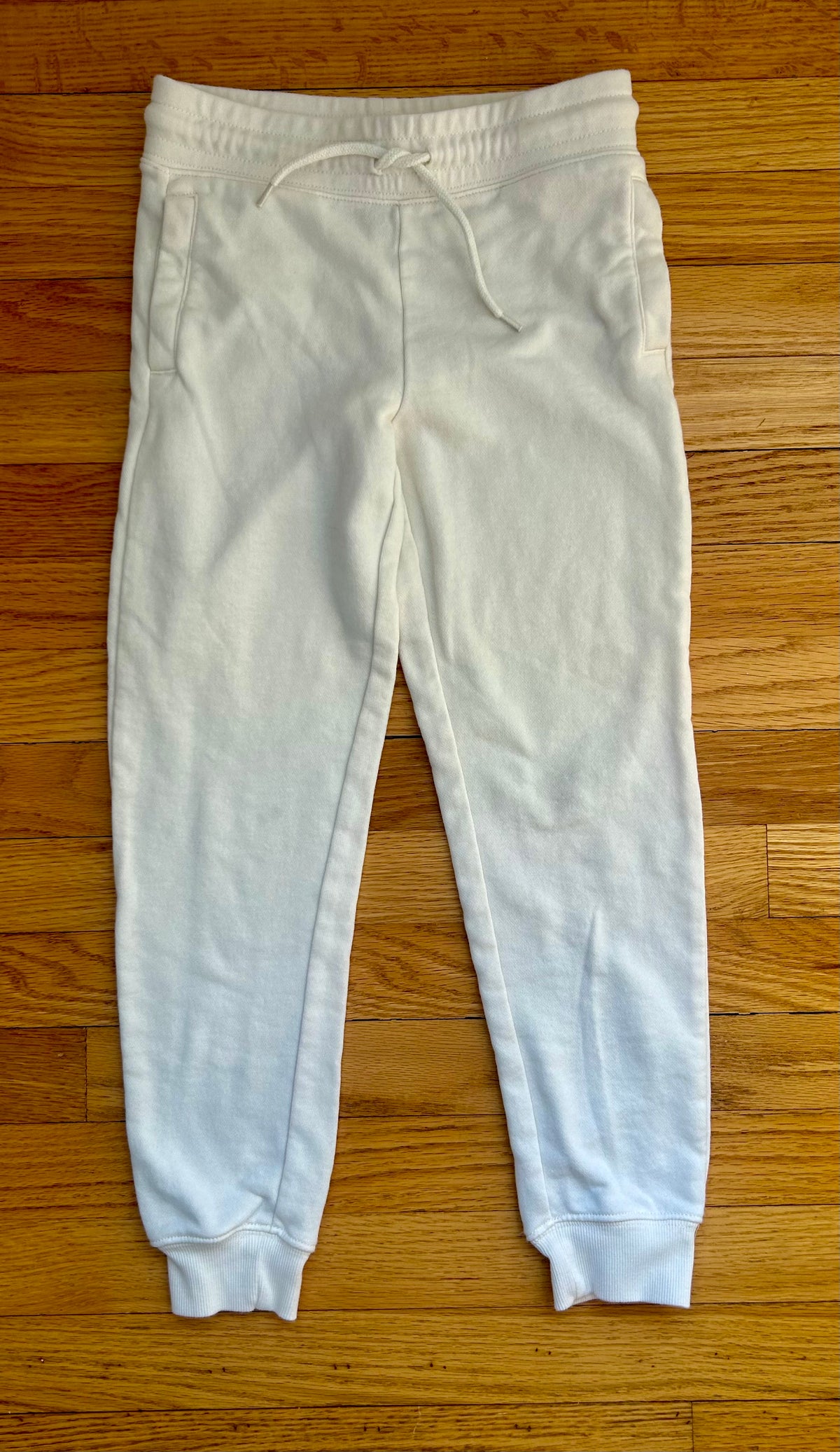 Old Navy White Sweatpants Like New - size Youth - 8 (M)
