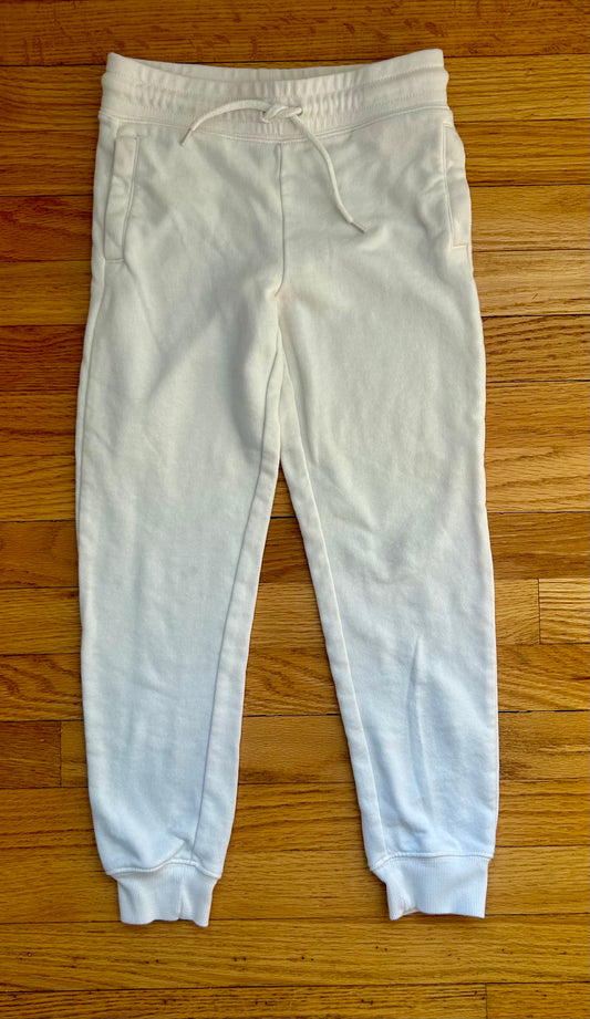 Old Navy White Sweatpants Like New - size Youth - 8 (M)