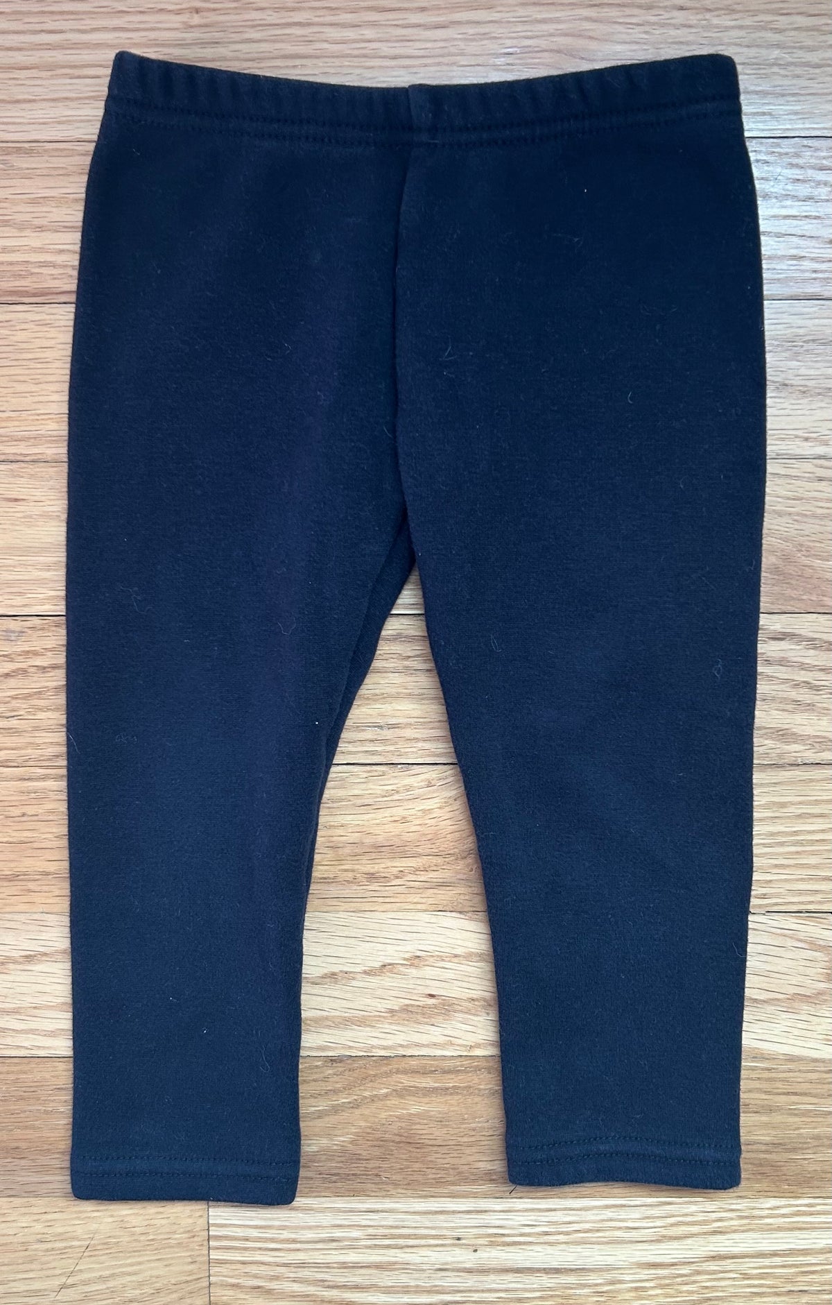Carters Fleece Lined Black Leggings EUC (24M) - size Month - 18-24 / 24M