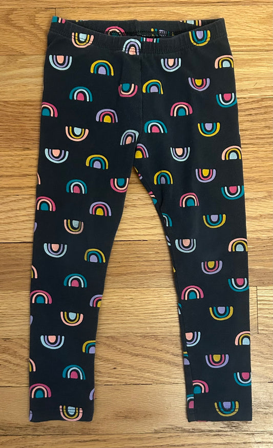 Cat and Jack black Rainbow leggings - size Toddler - 3T