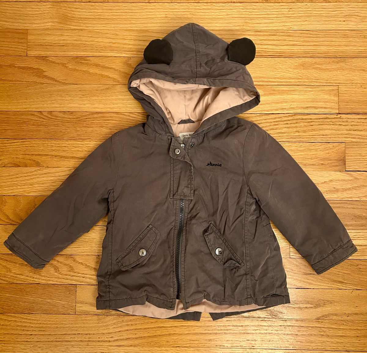 Zara Minnie Mouse Coat - size Month - 18-24 / 24M