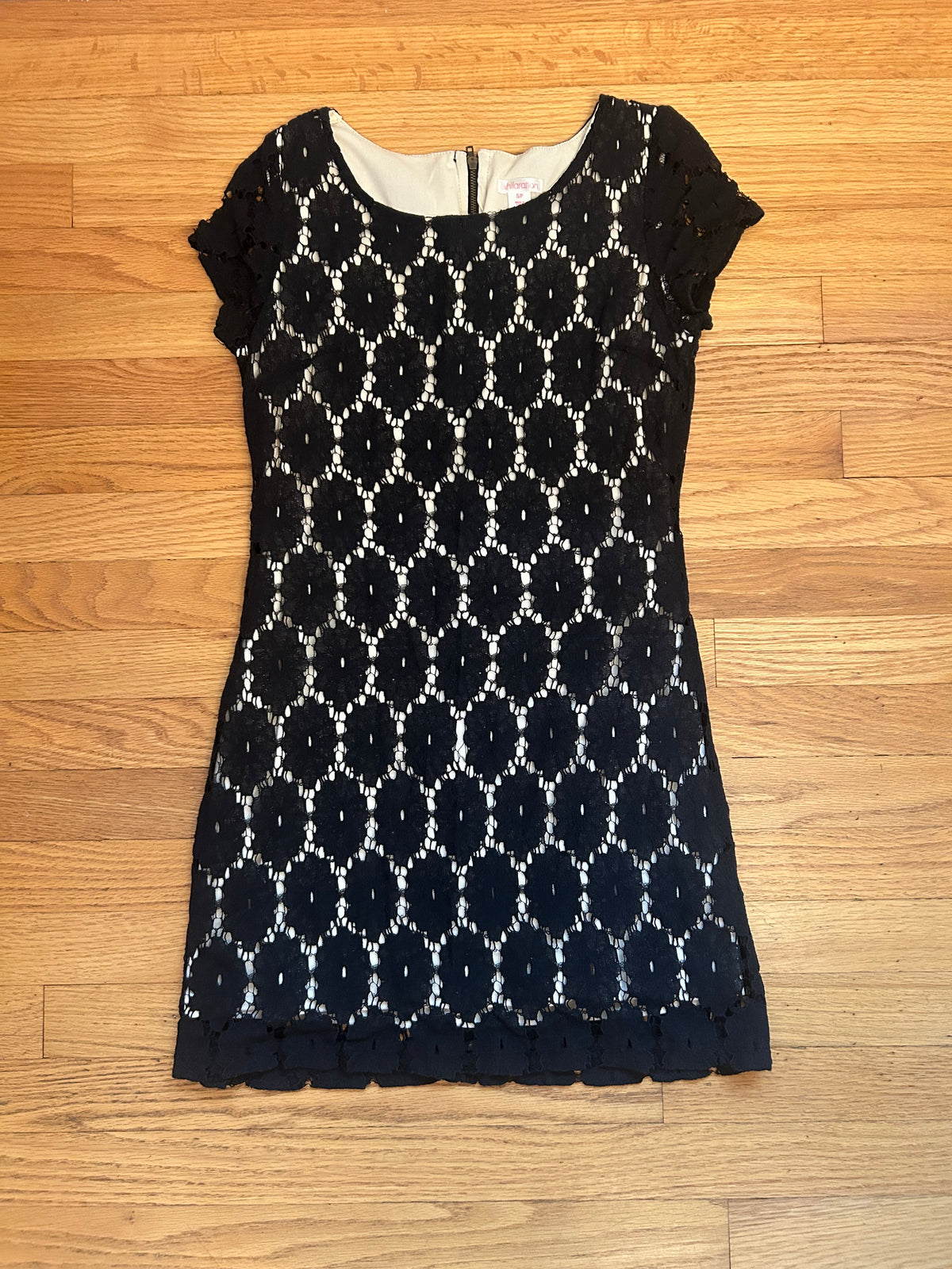 Target Black/Gold Lace Dress - size Women - S (4/6)
