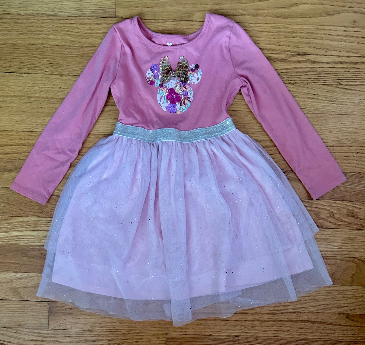 Jumping Beas Minnie Sparkly Dress - size Toddler - 5T