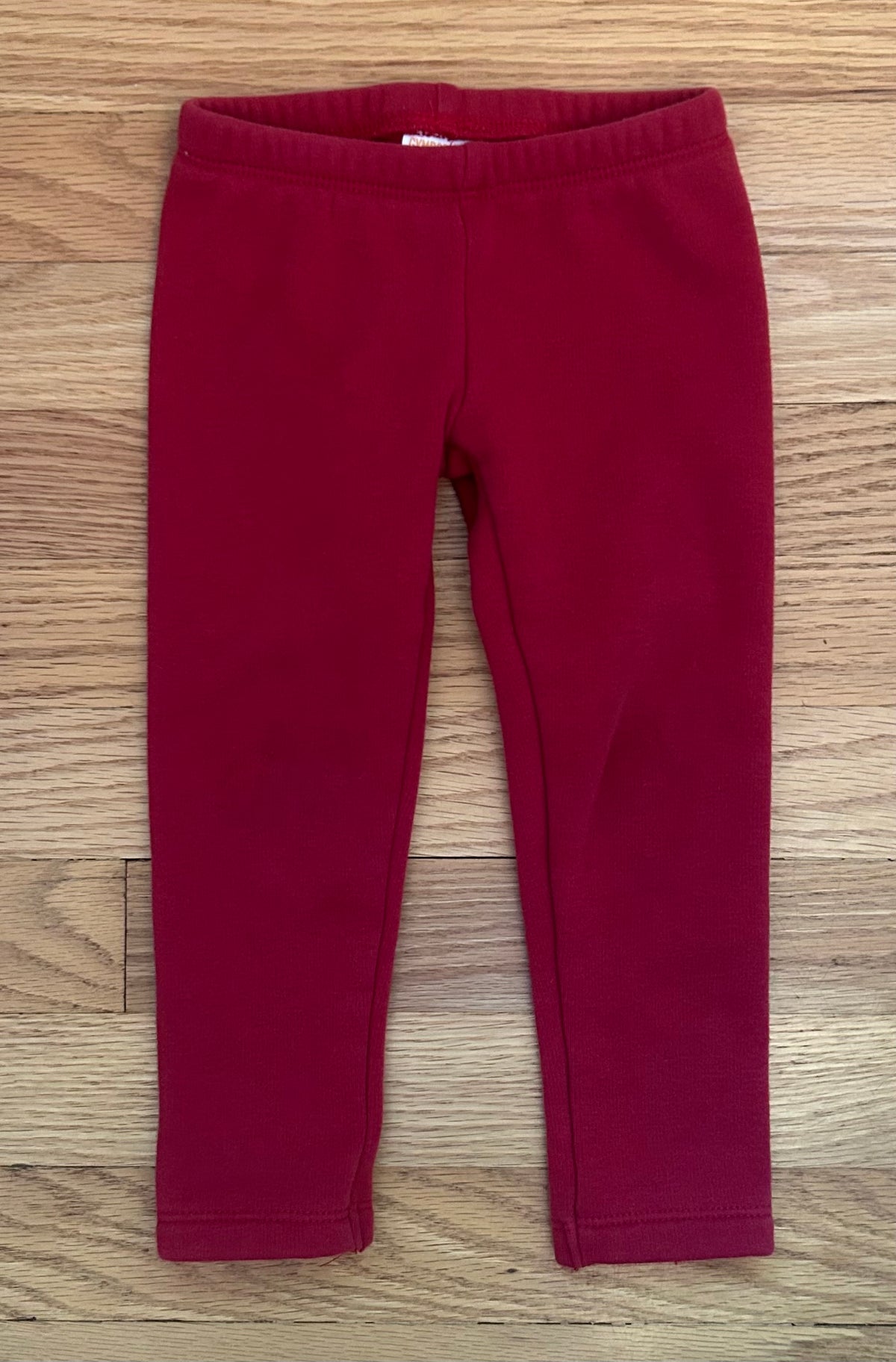 Red Fleece Lined Pants EUC - size Toddler - 2T