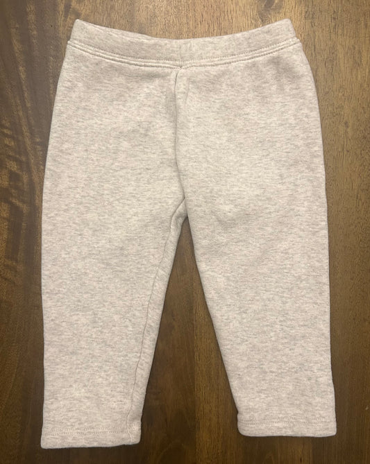 Baby Gap Gray Fleece Lined Pants EUC - size Month - 12-18 / 18M