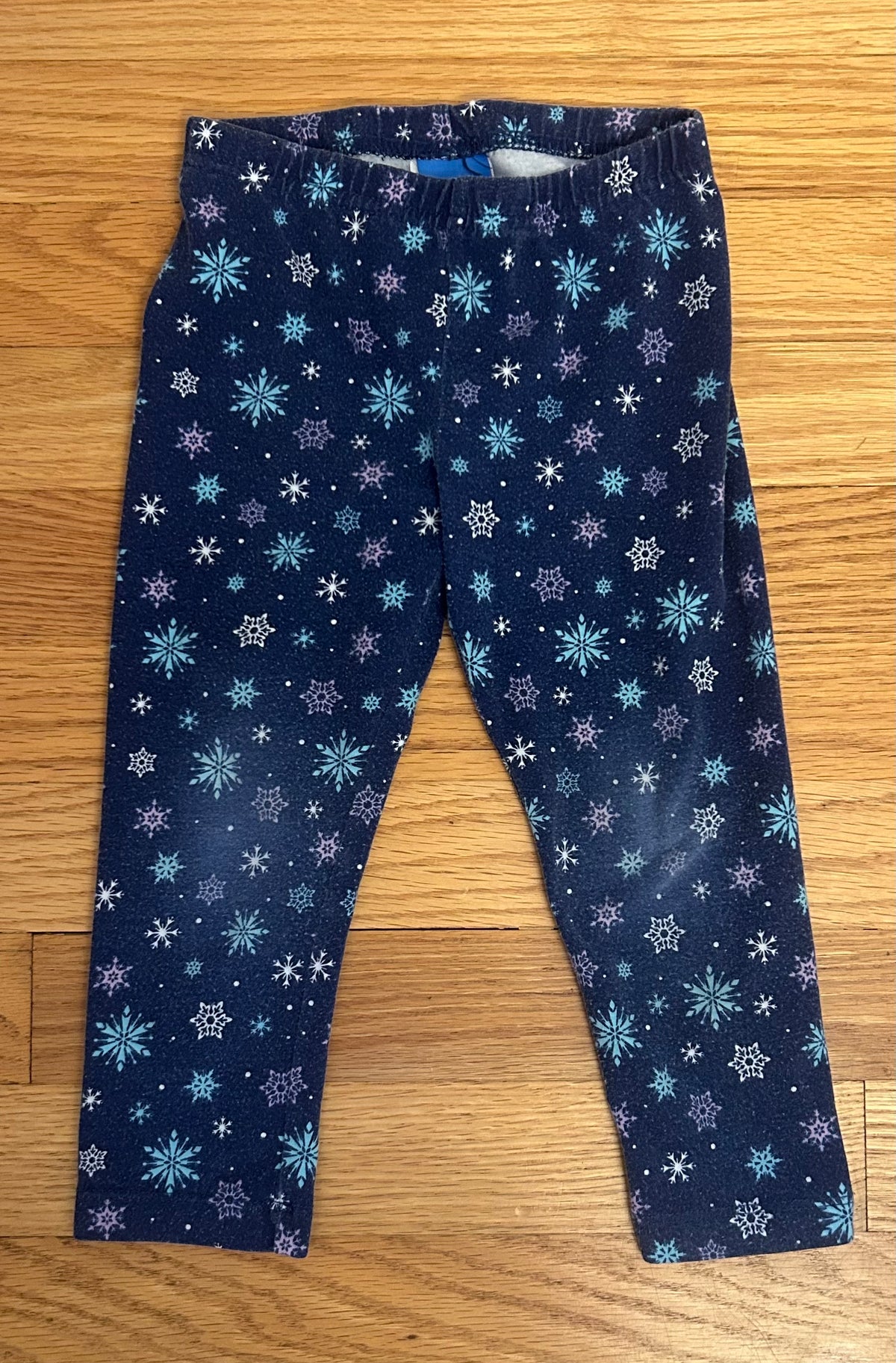 Disney Frozen Leggings, worn knees - size Toddler - 3T