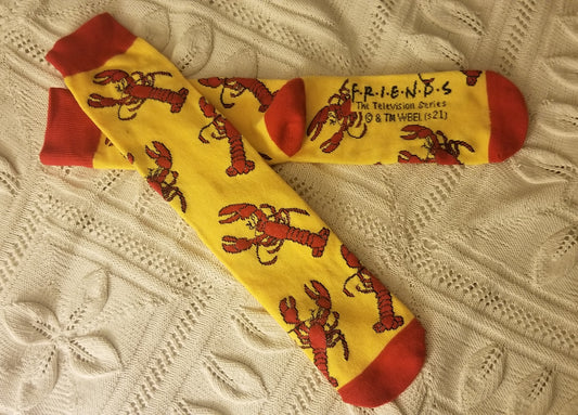 FRIENDS Lobster Socks NWOT Sz 10-13 - size Adult