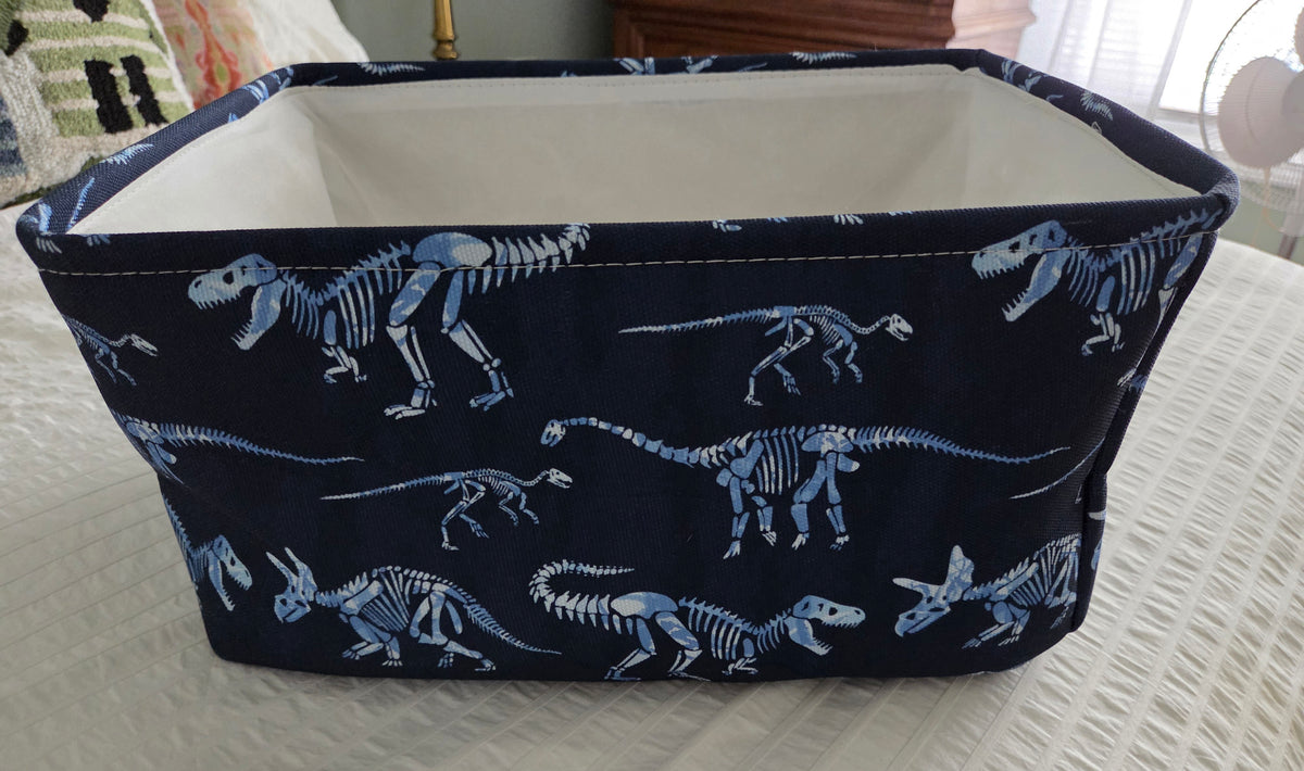 NWOT Dino Design Basket 15x11x7 inches